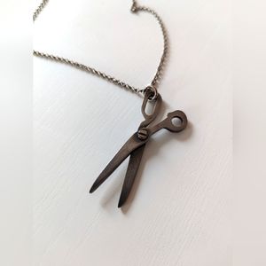 Missy Industry Shears Silver 925 Necklace